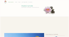 Desktop Screenshot of france-nature.com